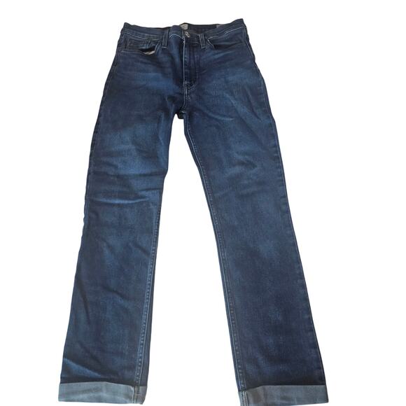 Hudson Blair High Rise Straight Crop Jeans Women's Size 28 354144 - Picture 1 of 8